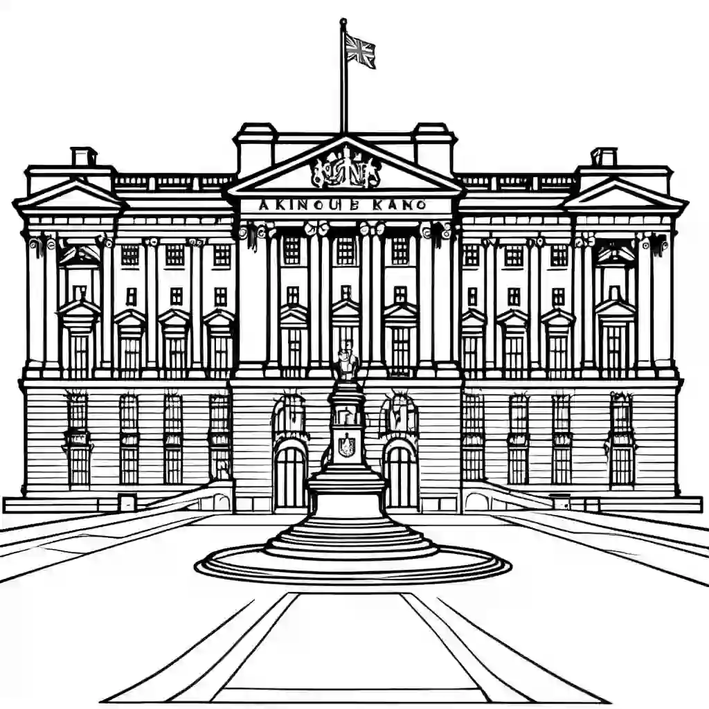 Buckingham Palace coloring pages